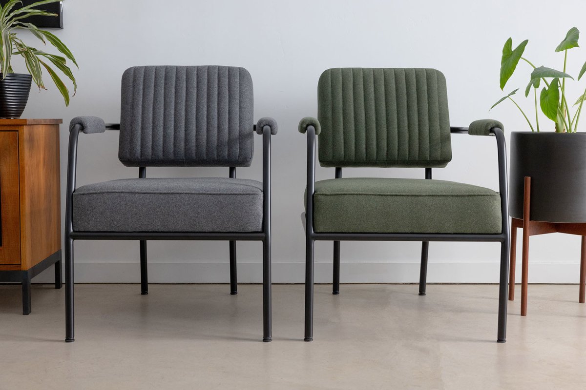 Limited Release ICON Bronco Chair in Olive Wool