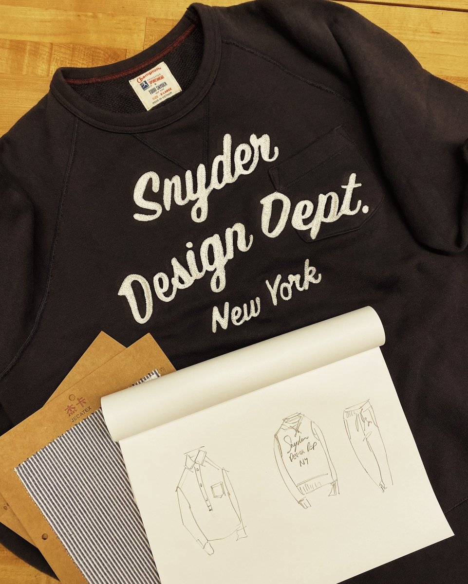 Todd Snyder Design Dept. Champion Crew Fleece