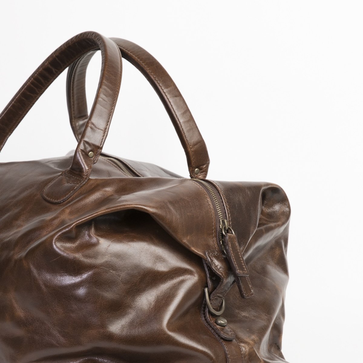 Benedict Weekend Leather Bag - Moore and Giles - Autotype
