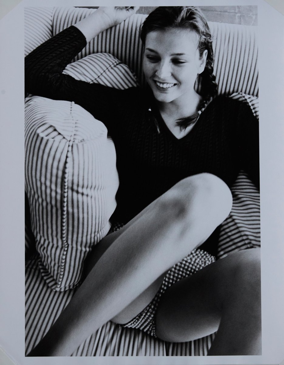 Bridget Hall for Allure Magazine - Original Artist Print by Dewey Nicks
