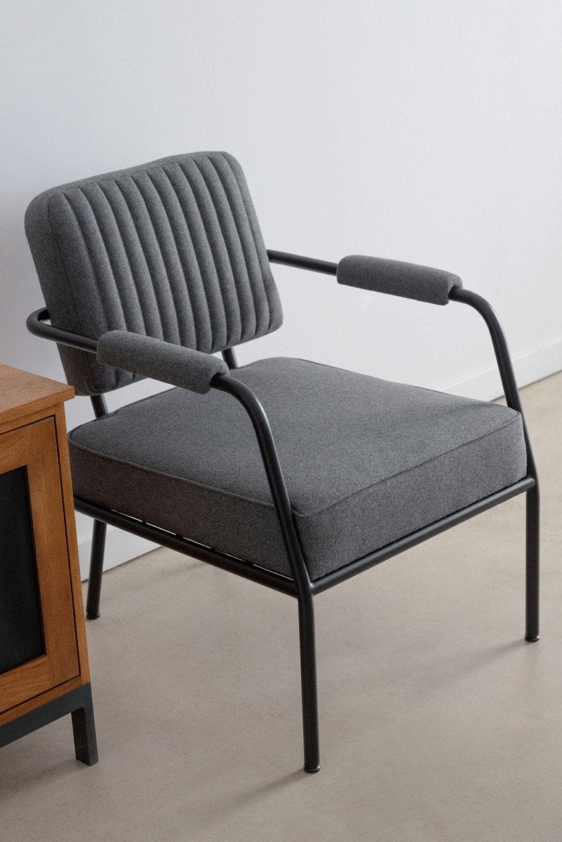 Limited Release ICON Bronco Chair in Charcoal Wool