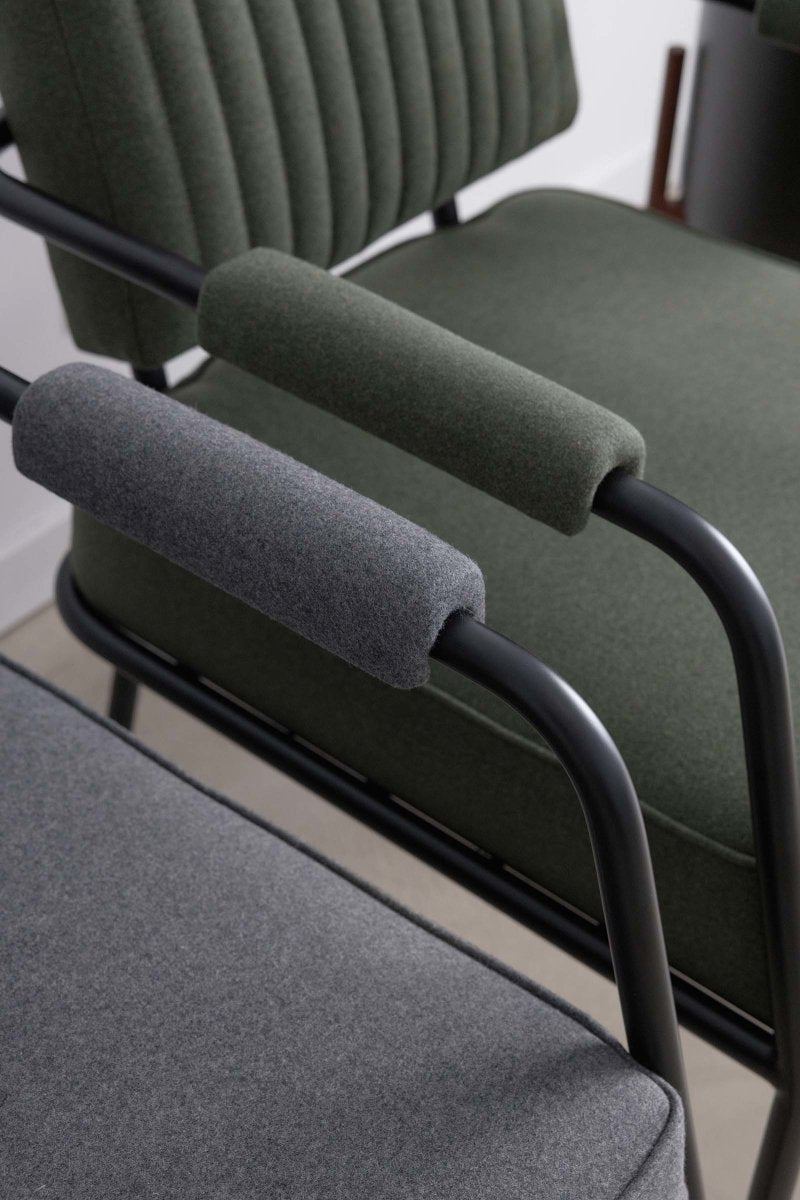 Limited Release ICON Bronco Chair in Olive Wool