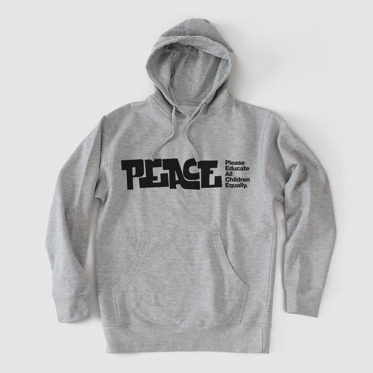 PEACE "Education" Hooded Fleece