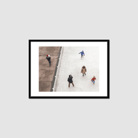 Thumbnail for Skaters #3 Framed Print