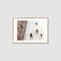 Thumbnail for Skaters #3 Framed Print