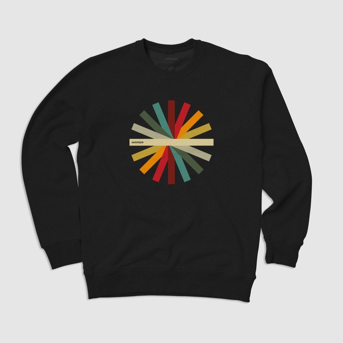 Color Bars Crew Fleece