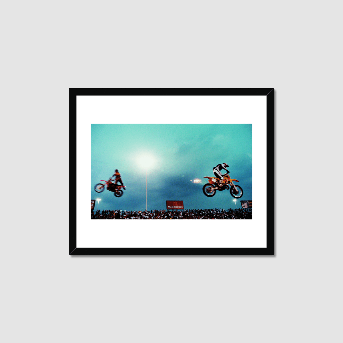 Big Air Competition, Three Minute Grand Prize Jump-off Framed Print