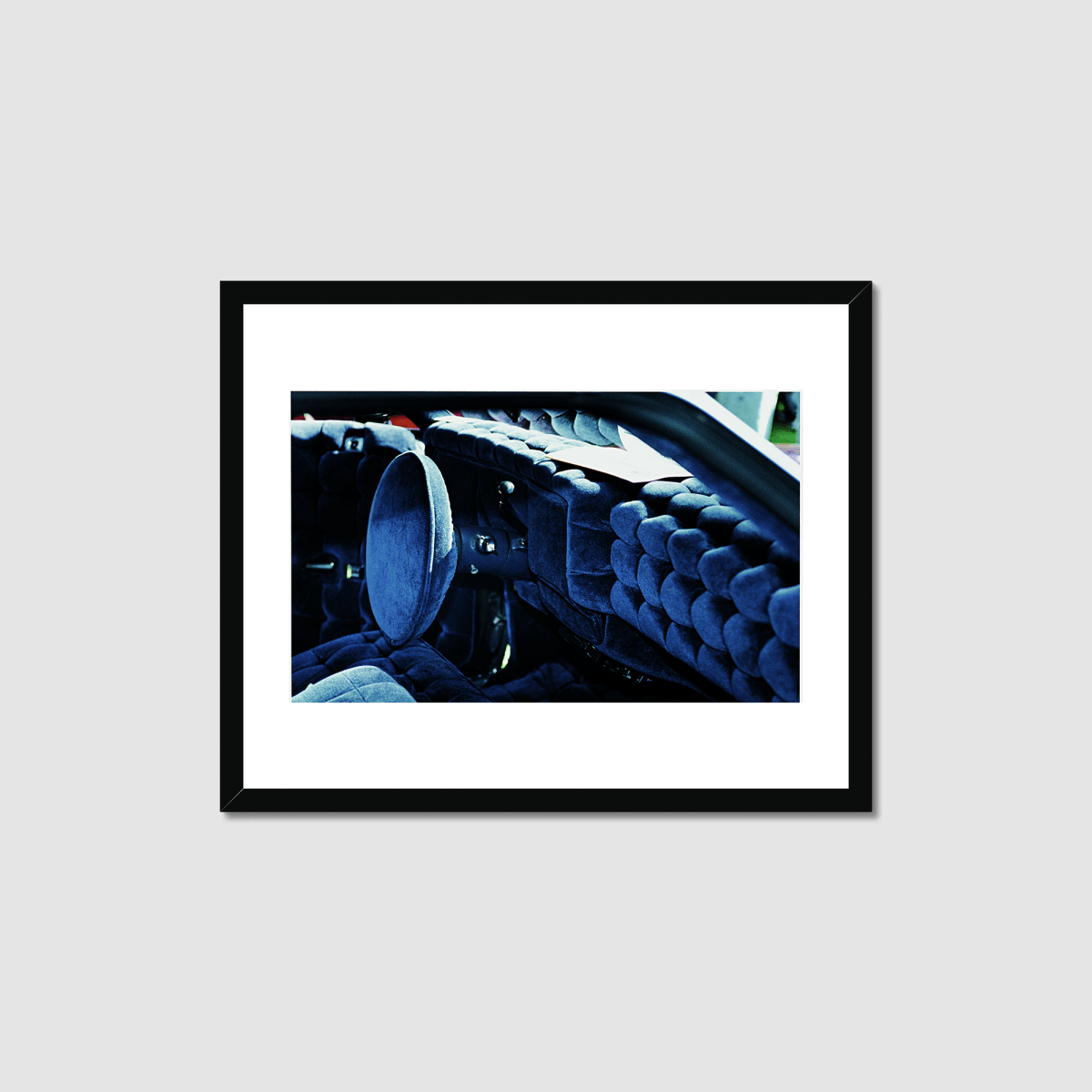 Velour Tuck-and-Roll at Lowrider Picnic Framed Print