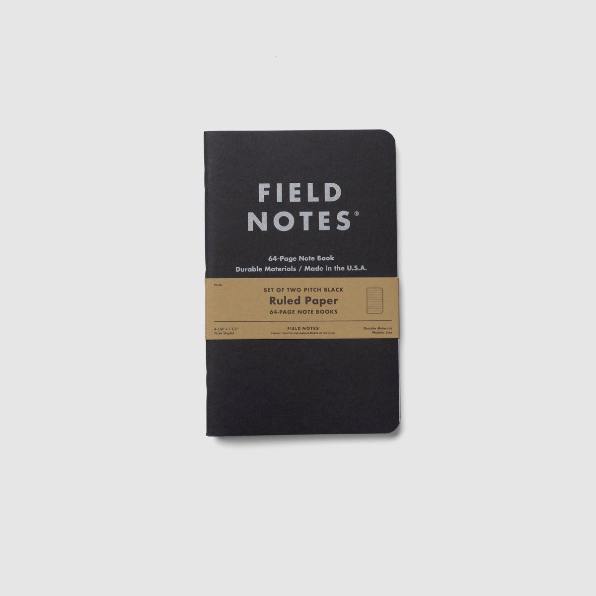Pitch Black Note Book - 2 Pack