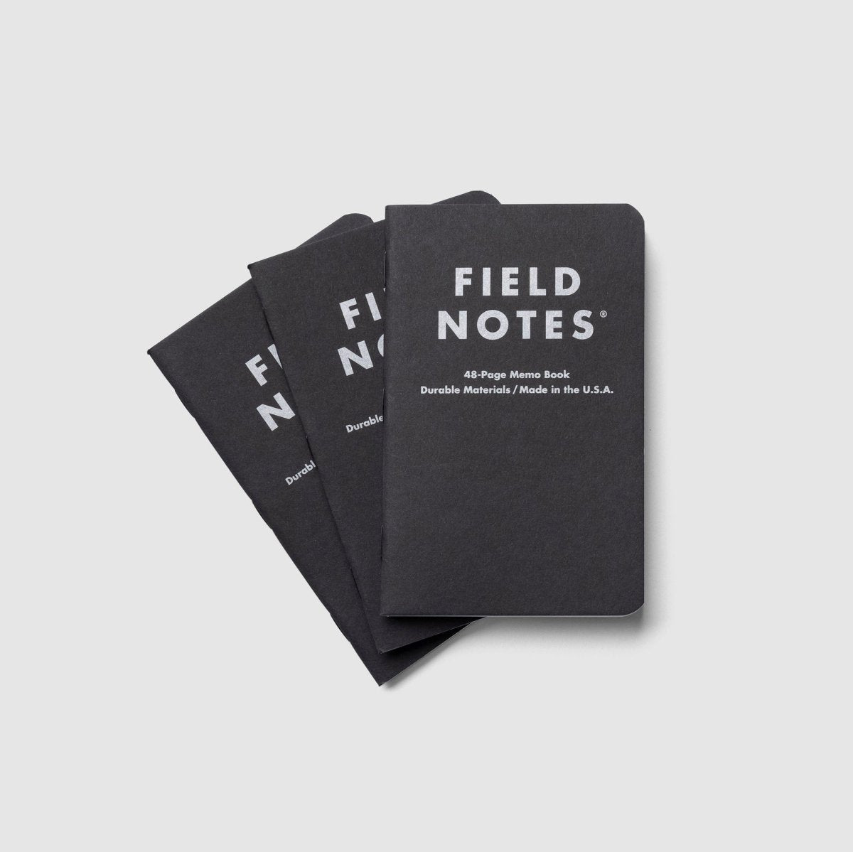 Pitch Black Memo Book - 3 Pack