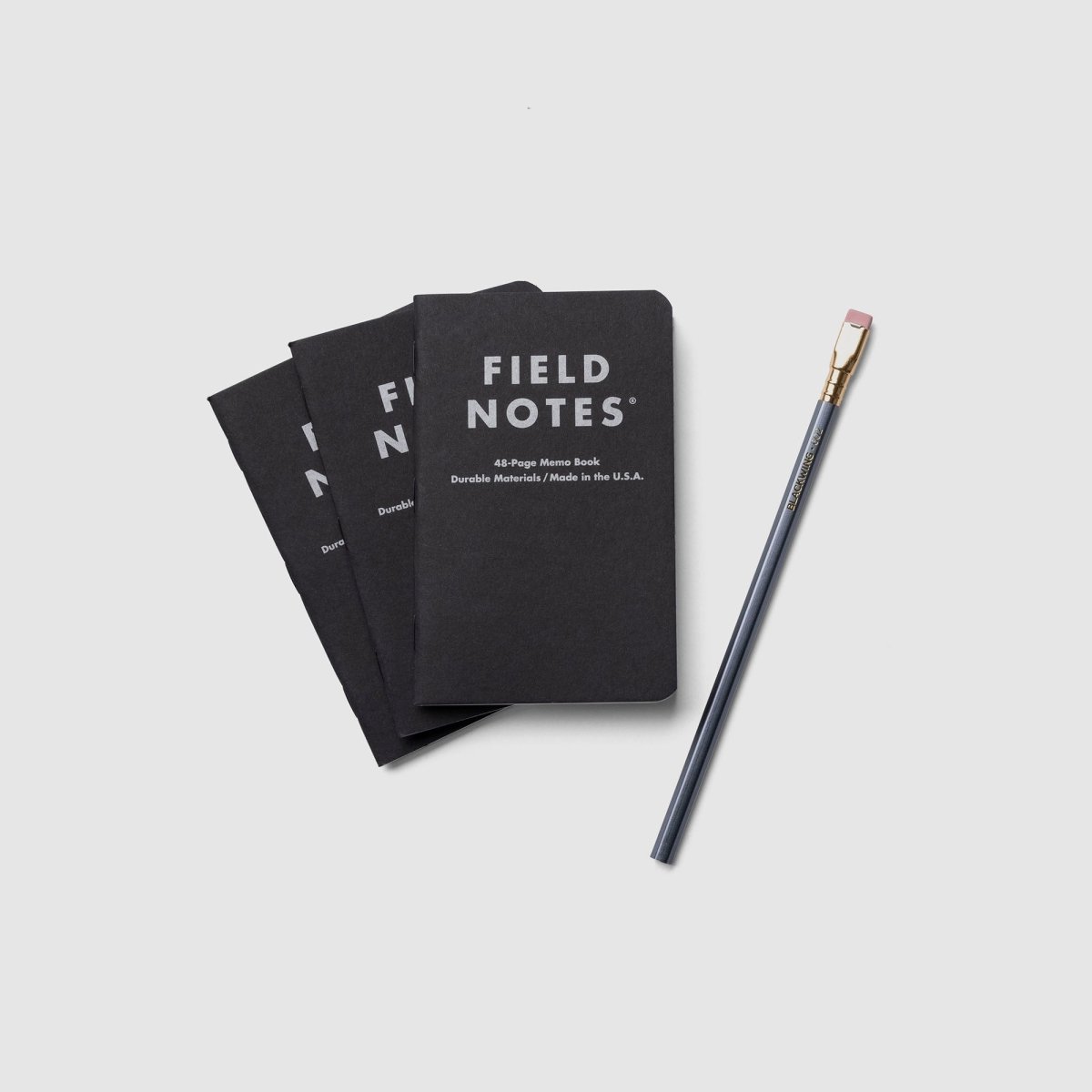 Pitch Black Memo Book - 3 Pack