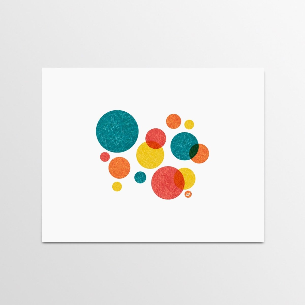Colorful Dots Print by Autotype