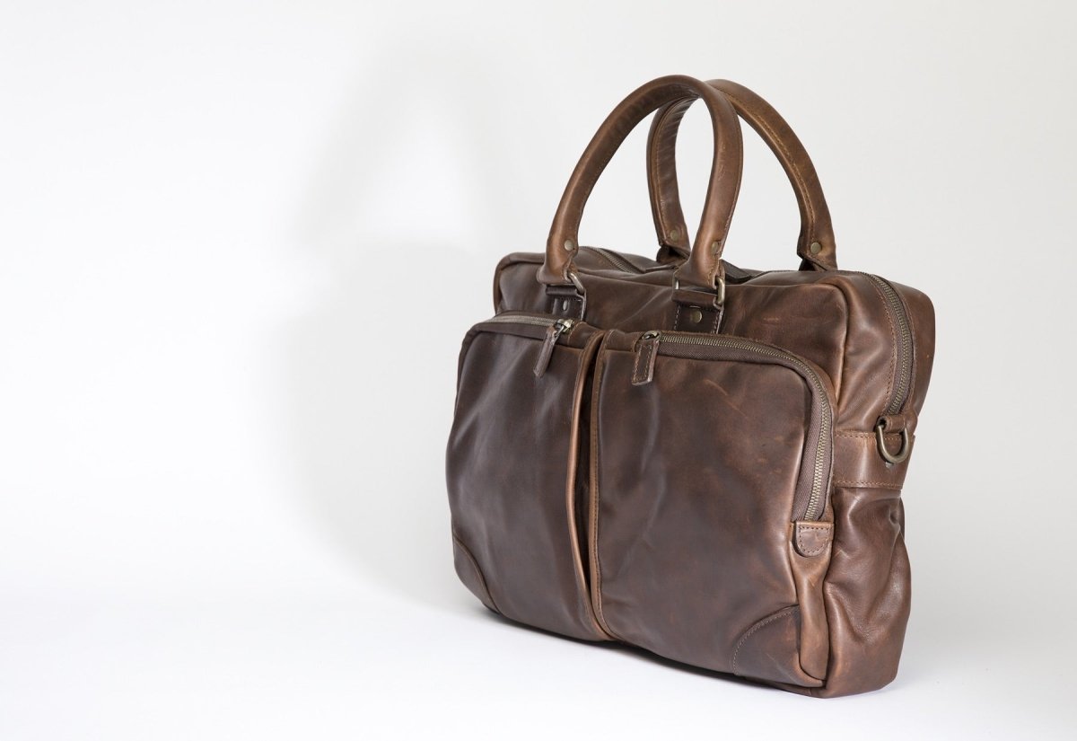 Haythe Commuter - Baldwin Oak - Commuter Leather Bag - Moore and Giles - By Autotype