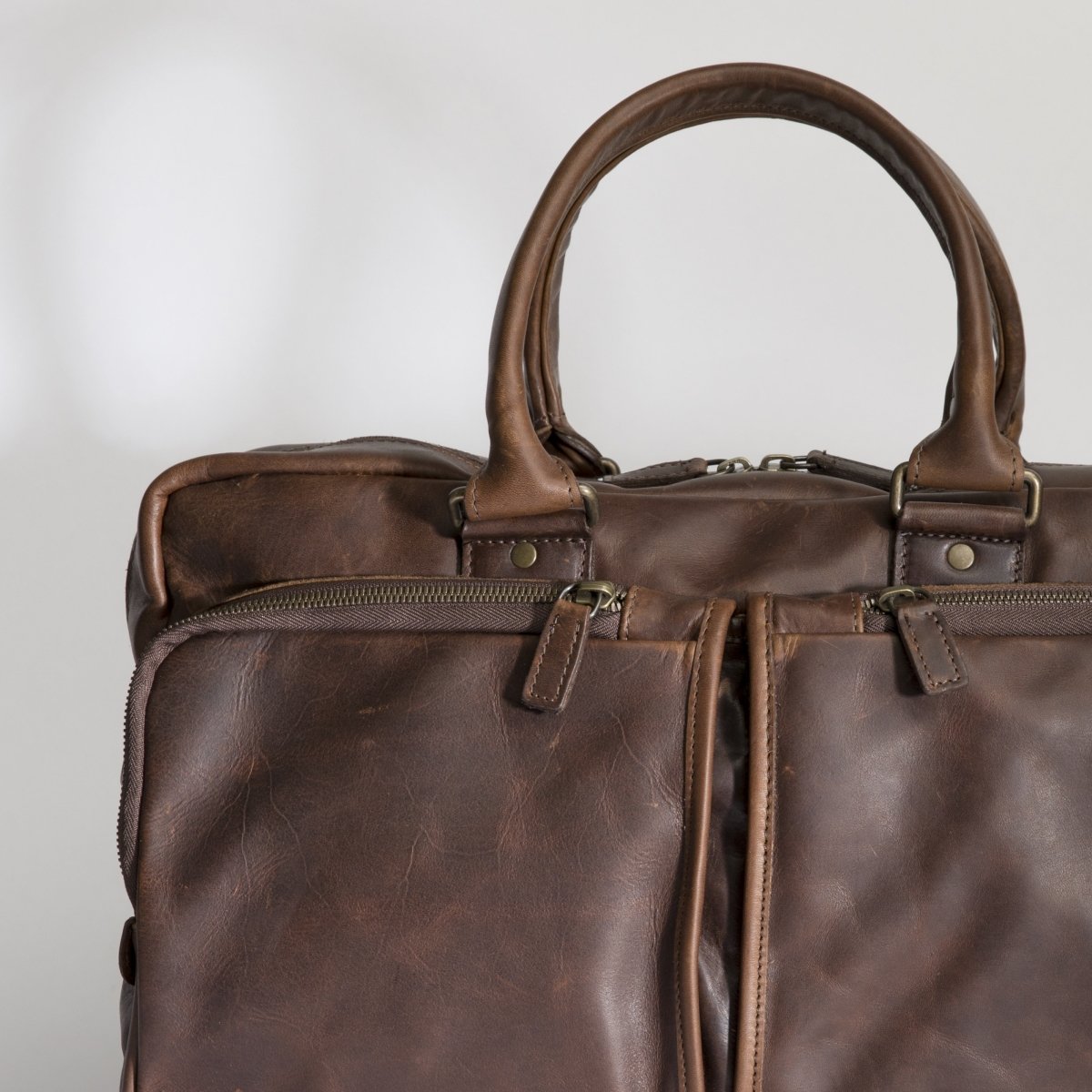 Haythe Commuter - Baldwin Oak - Commuter Leather Bag - Moore and Giles - By Autotype