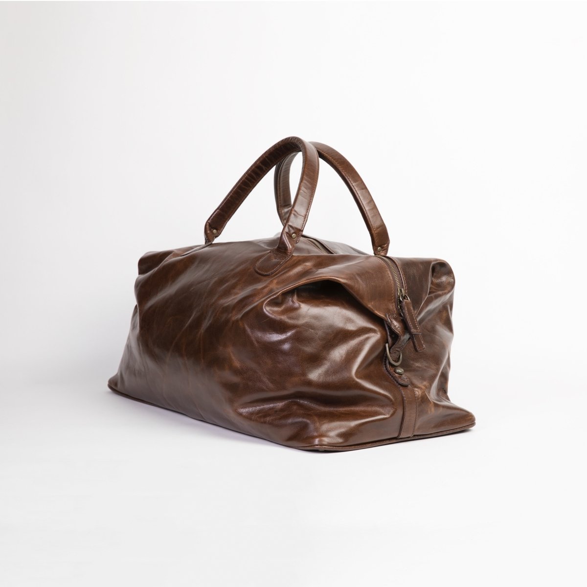 Benedict Weekend Leather Bag - Moore and Giles - Autotype