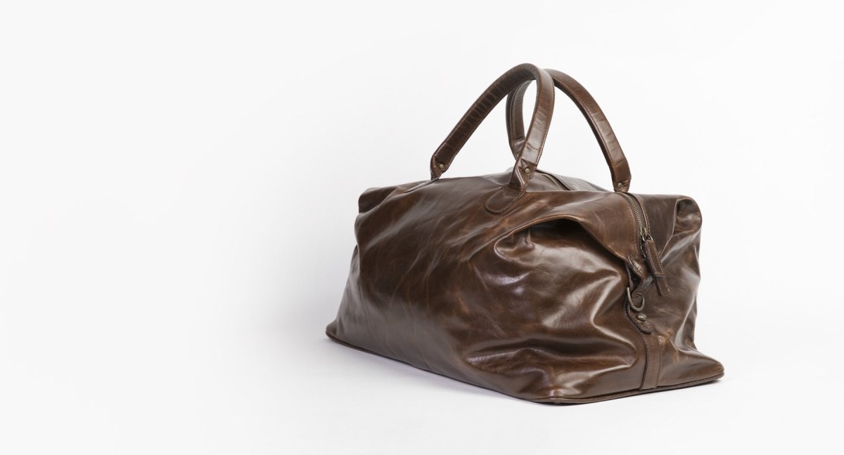 Benedict Weekend Leather Bag - Moore and Giles - Autotype