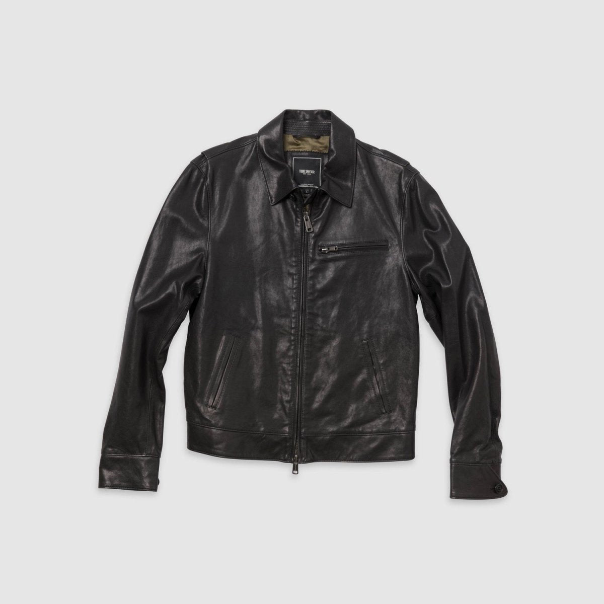 Todd Snyder - Washed & Burnished Italian Lambskin Leather "Dean" Jacket