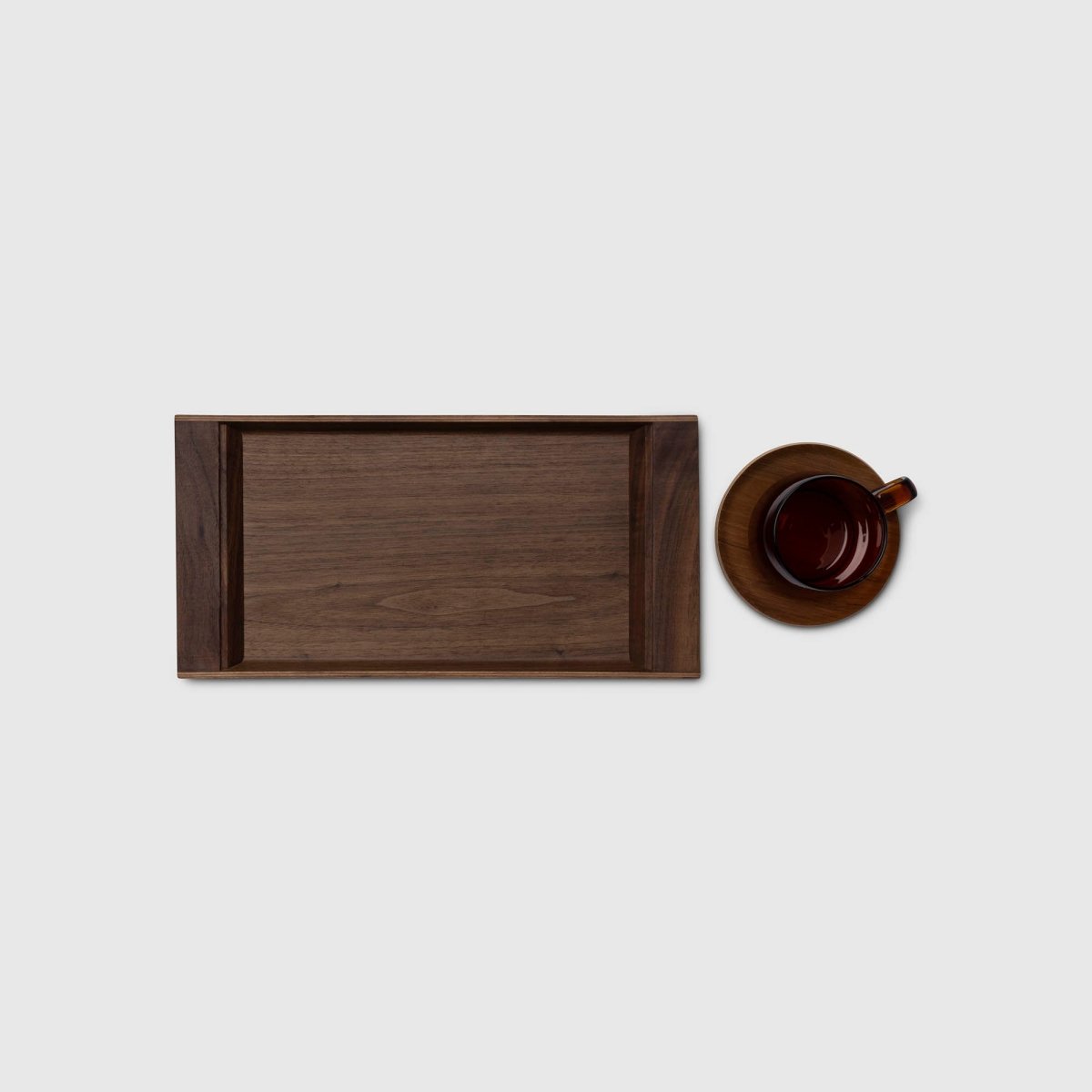 Sepia Nonslip Tray in Walnut - Autotype