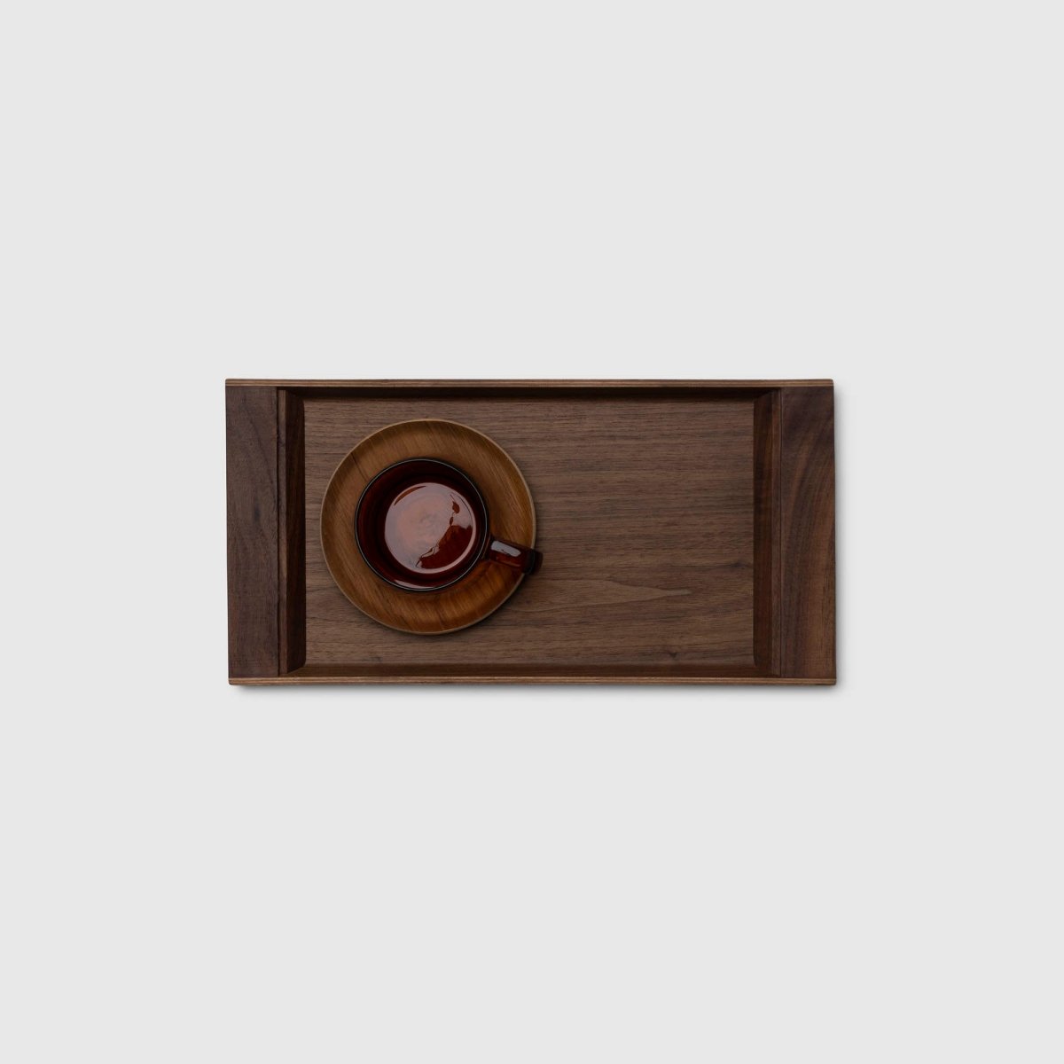 Sepia Nonslip Tray in Walnut - Autotype